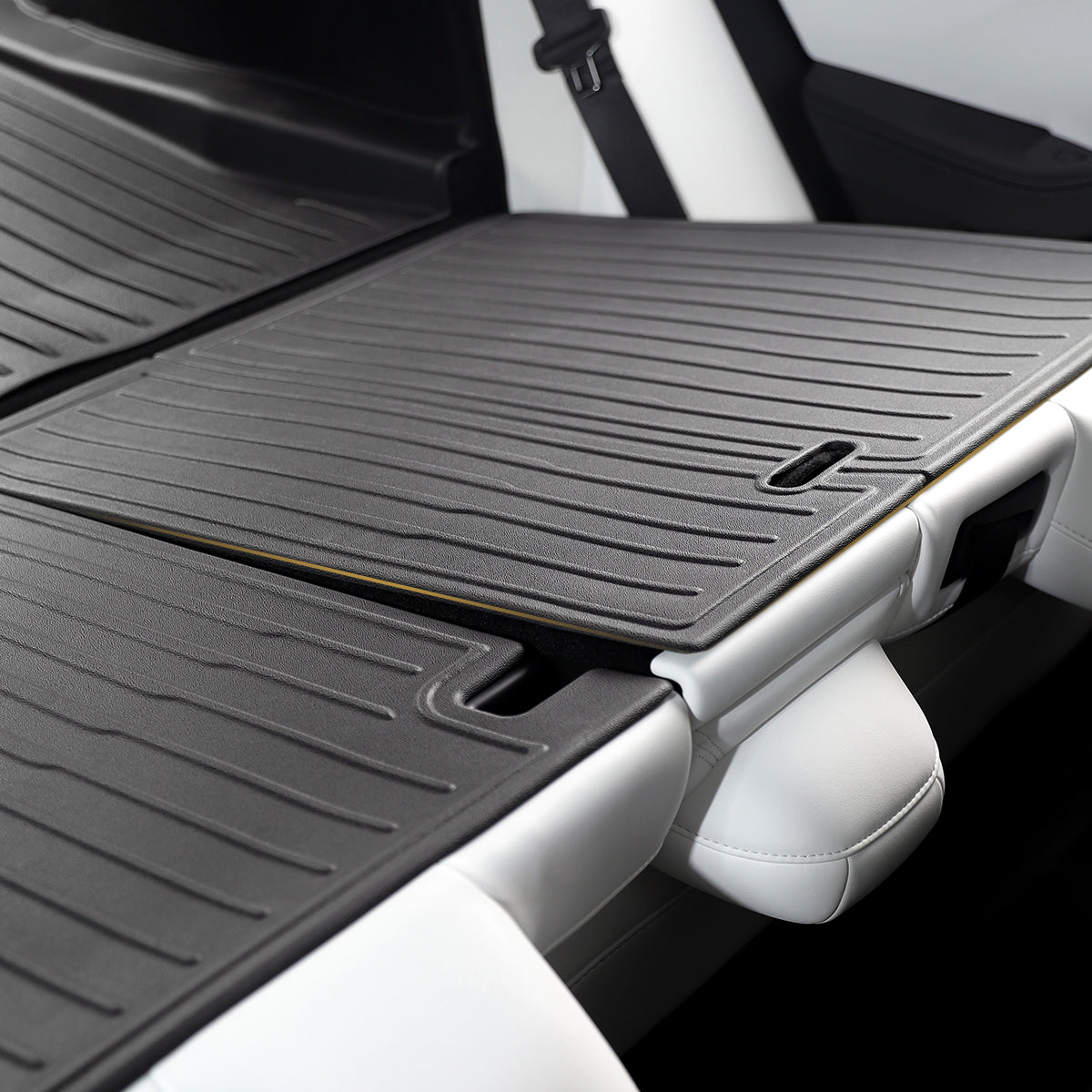 TaddonAll-Weather Cargo Liners Set with Seats Back Protector Mats for Tesla Model 3 Highland