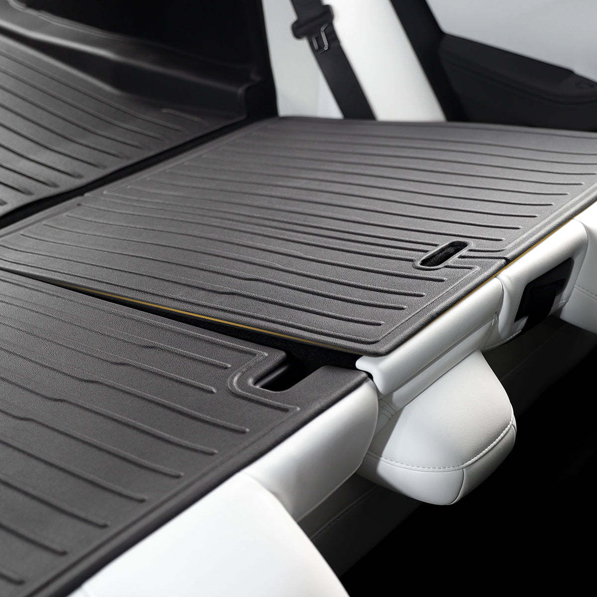 TaddonAll-Weather Cargo Liners Set with Seats Back Protector Mats for Tesla Model 3 Highland