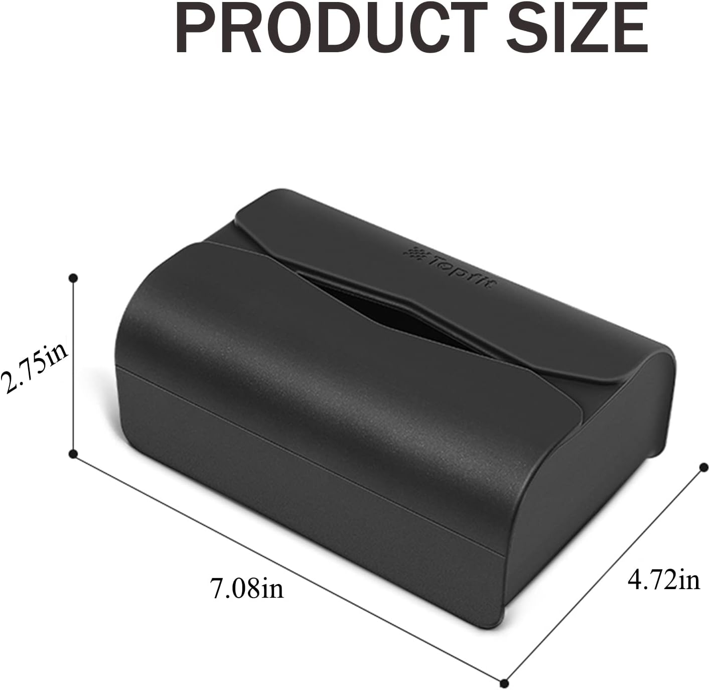 TaddonSilicone Tissue Holder for Tesla – Center Console Organizer