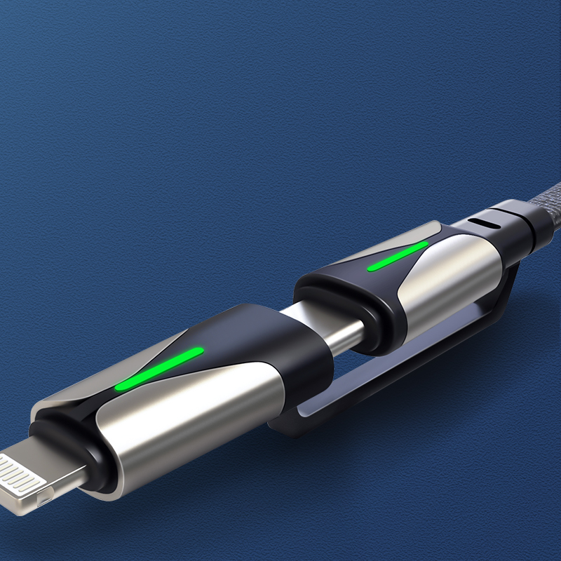 TaddonModel 3/Y Charging Cable – Android Type-C & Apple Fast Charging