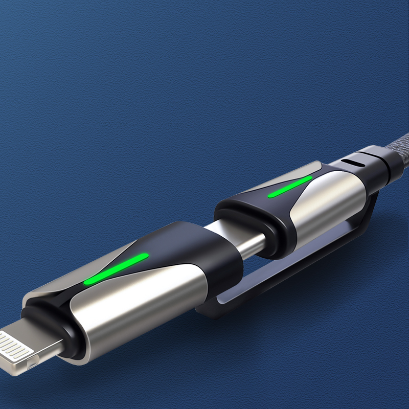 TaddonModel 3/Y Charging Cable – Android Type-C & Apple Fast Charging