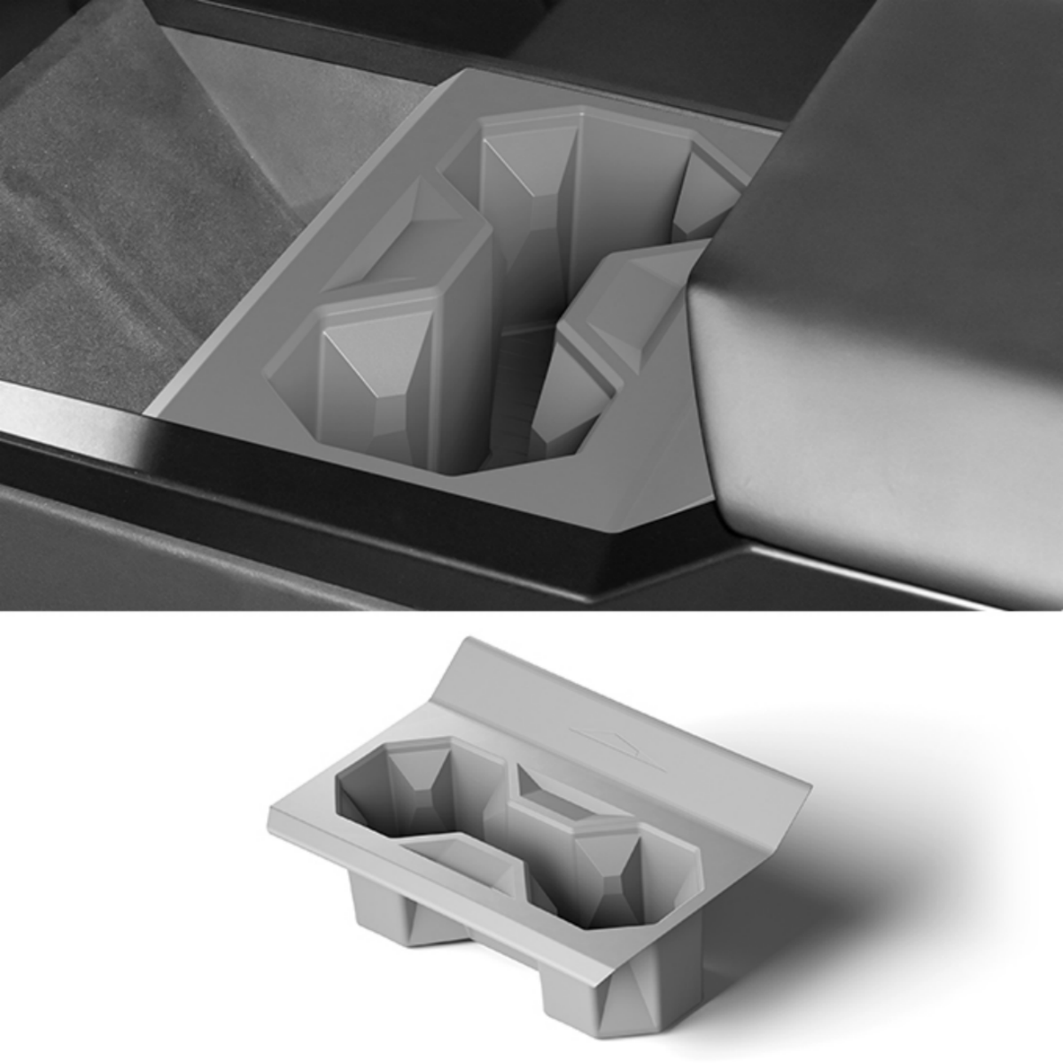 TaddonCenter Console Cup Holder for Tesla Cybertruck