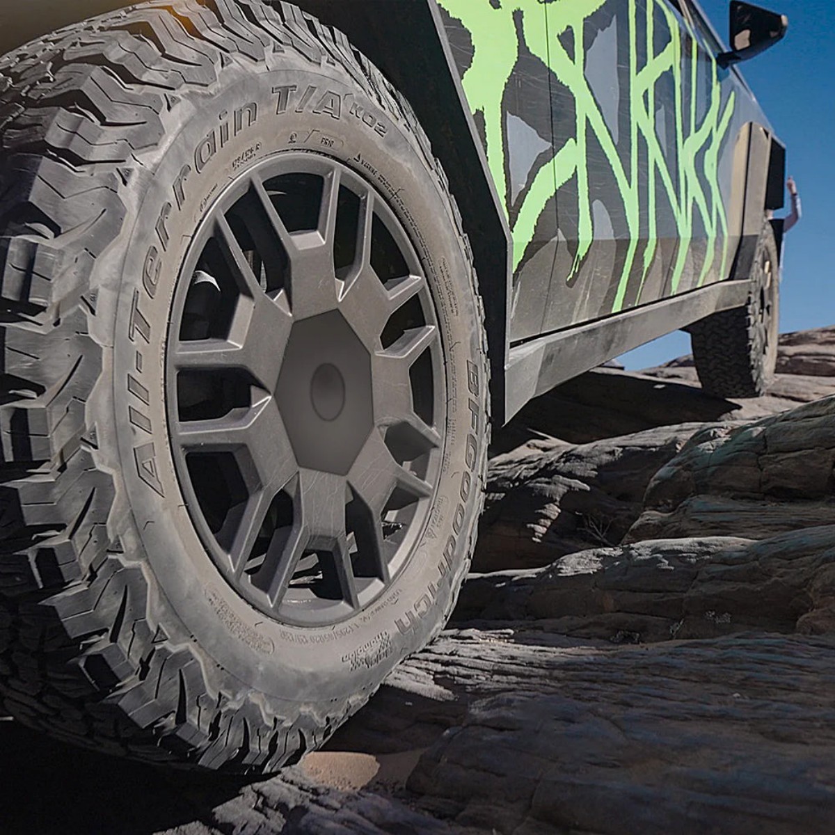 TaddonHeptagon  Wheel Hub Cover Center Caps for Tesla Cybertruck