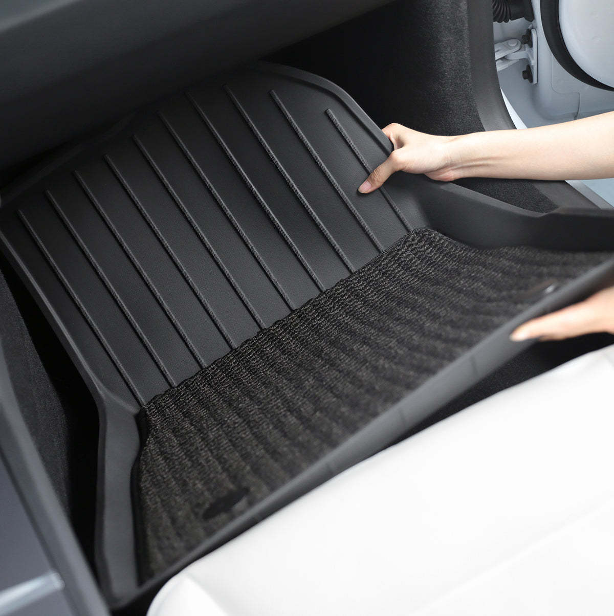 TaddonDual-Layer Eco-Friendly All Weather Interior Liners for Model 3 Highland