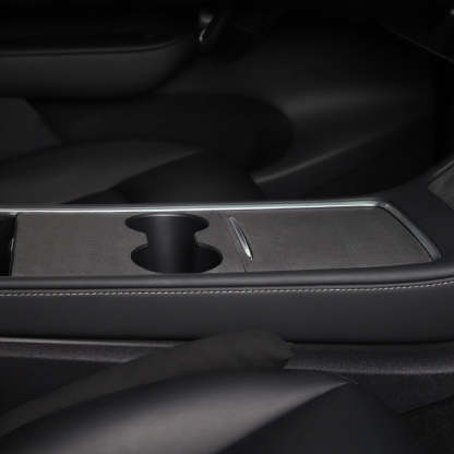 TaddonSuede Console Cover for Tesla Model Y (2021-2024) & Model 3 (2021-2023)