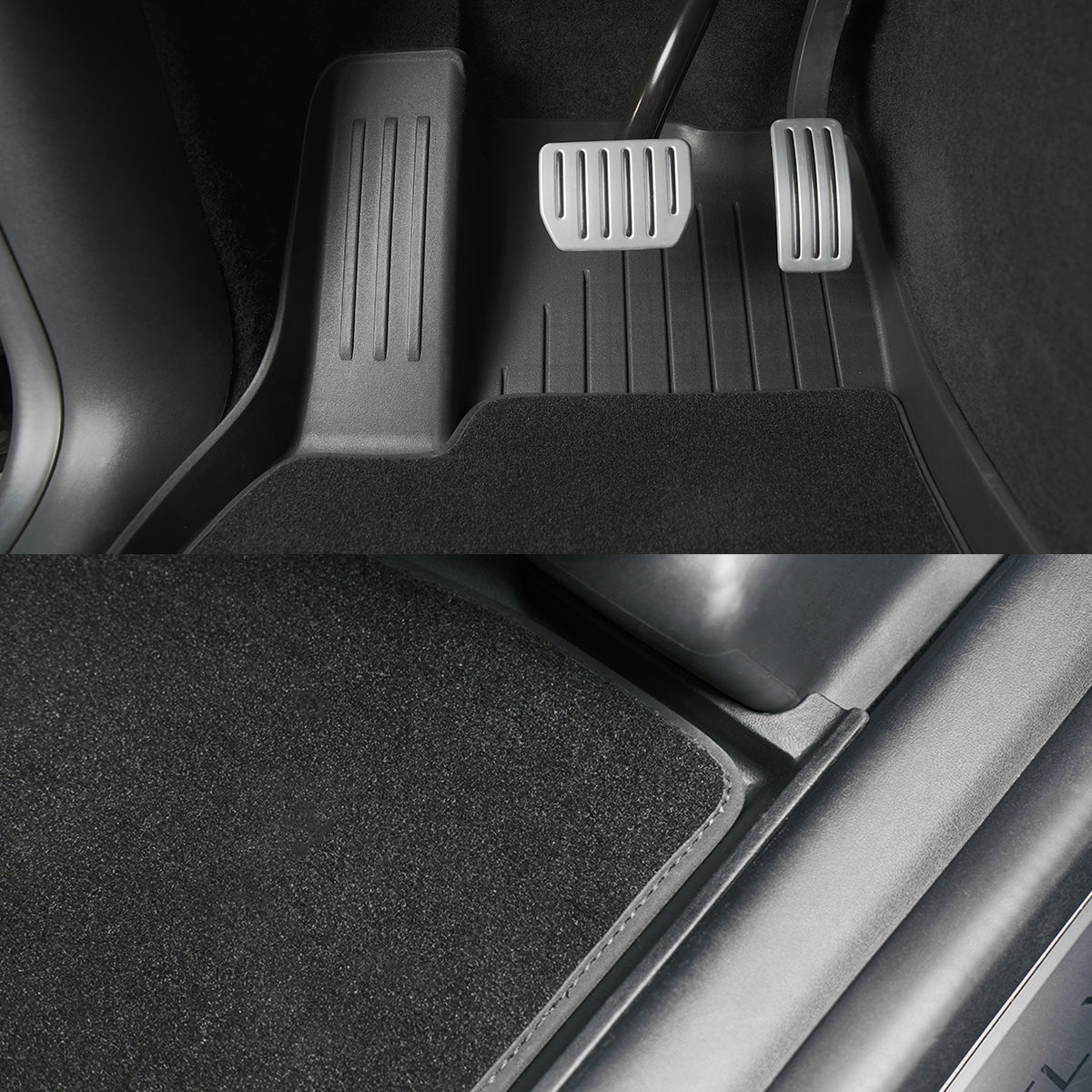 TaddonDual-Layer Eco-Friendly All Weather Interior Liners for Tesla Model Y & Model 3