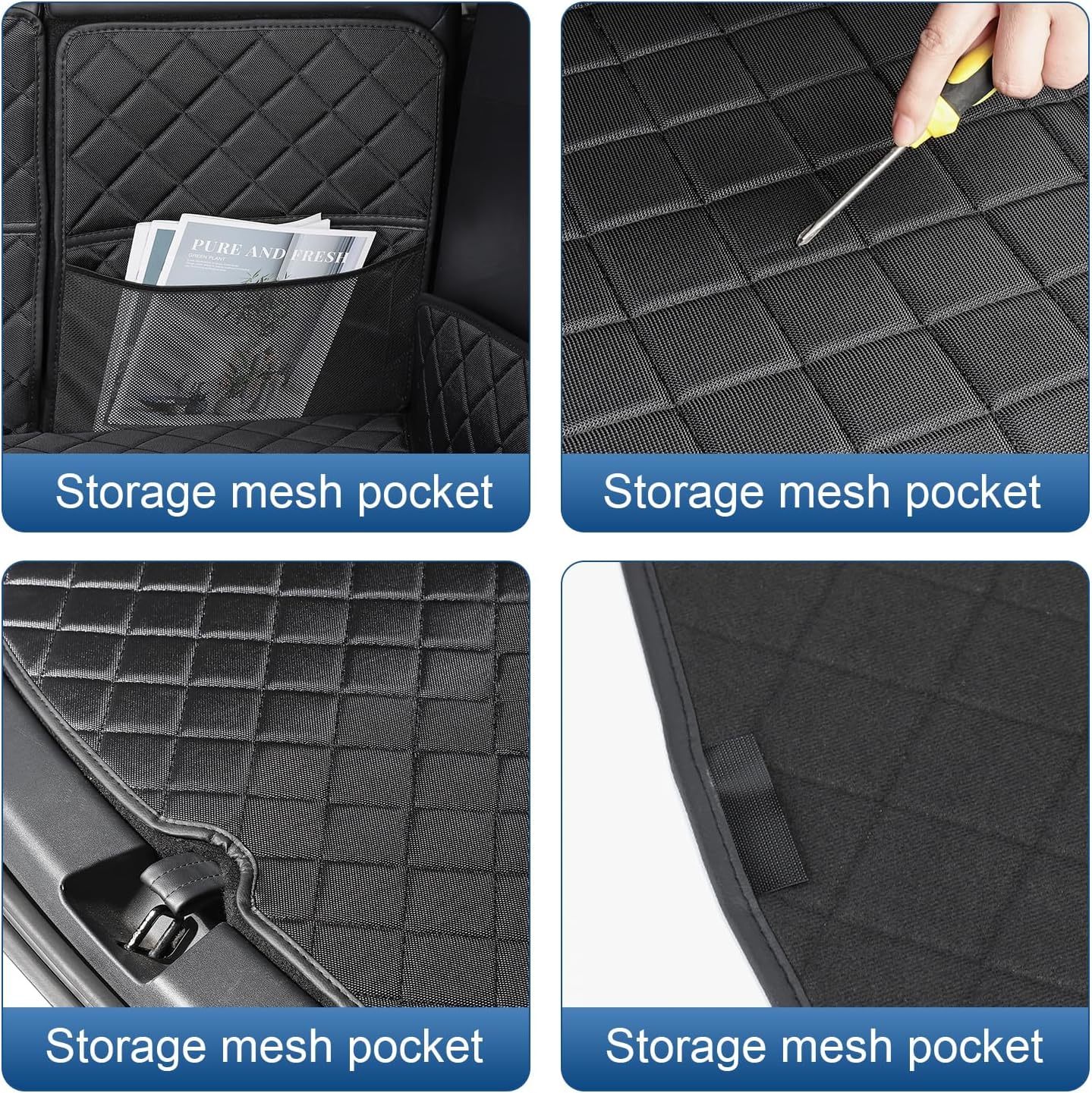 TaddonAll-Weather Waterproof Trunk Mat for Tesla Model Y – Pet-Friendly