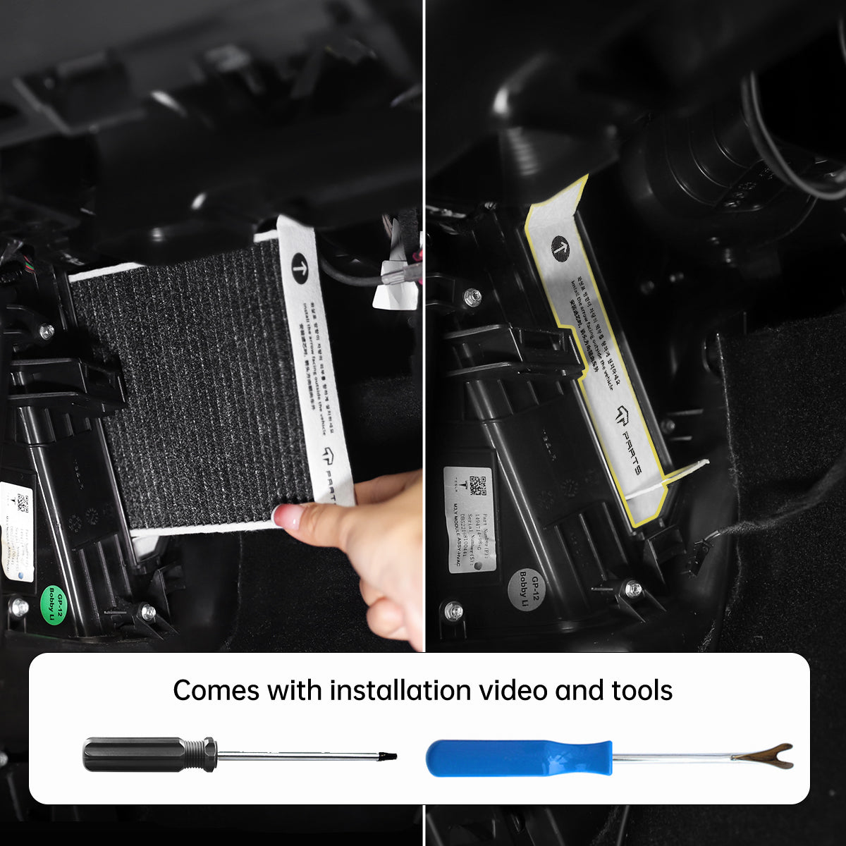 TaddonHEPA Activated Carbon Air Filter for Tesla Model 3 & Y