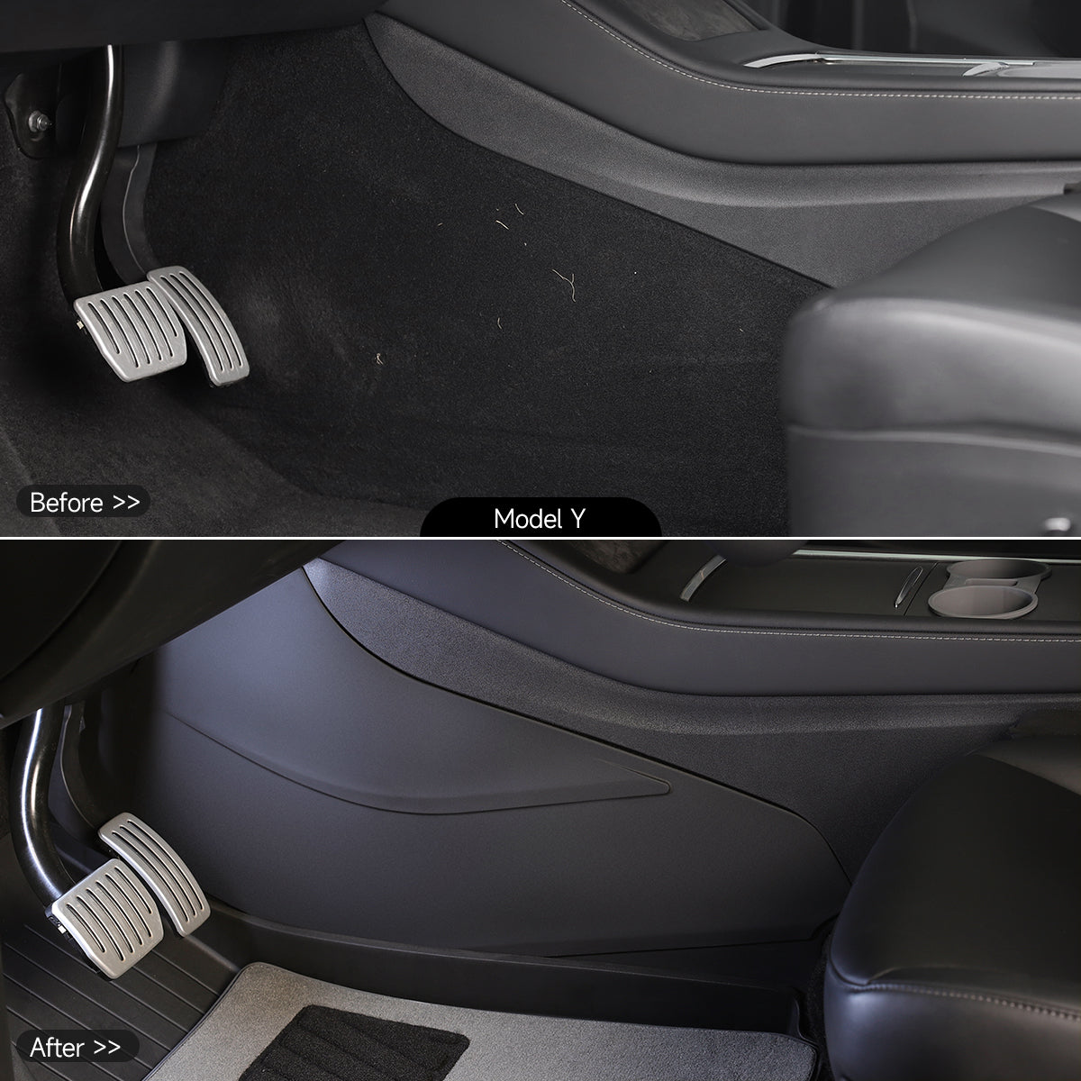TaddonConsole Side Anti-Kick Pad for Tesla Model 3 & Y