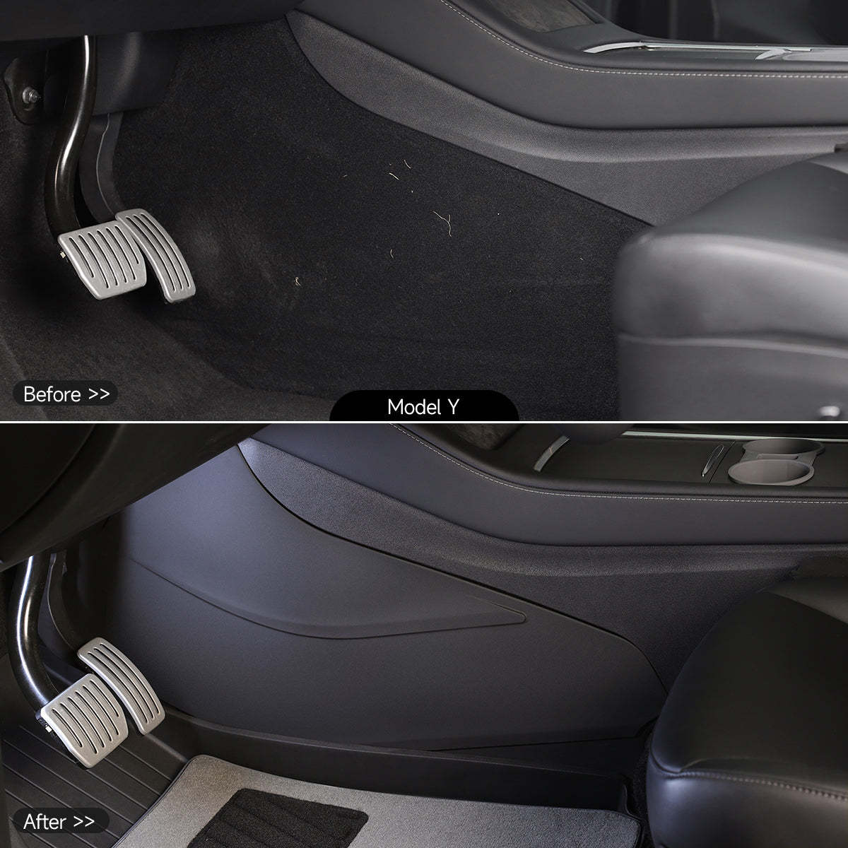 TaddonConsole Side Anti-Kick Pad for Tesla Model 3 & Y
