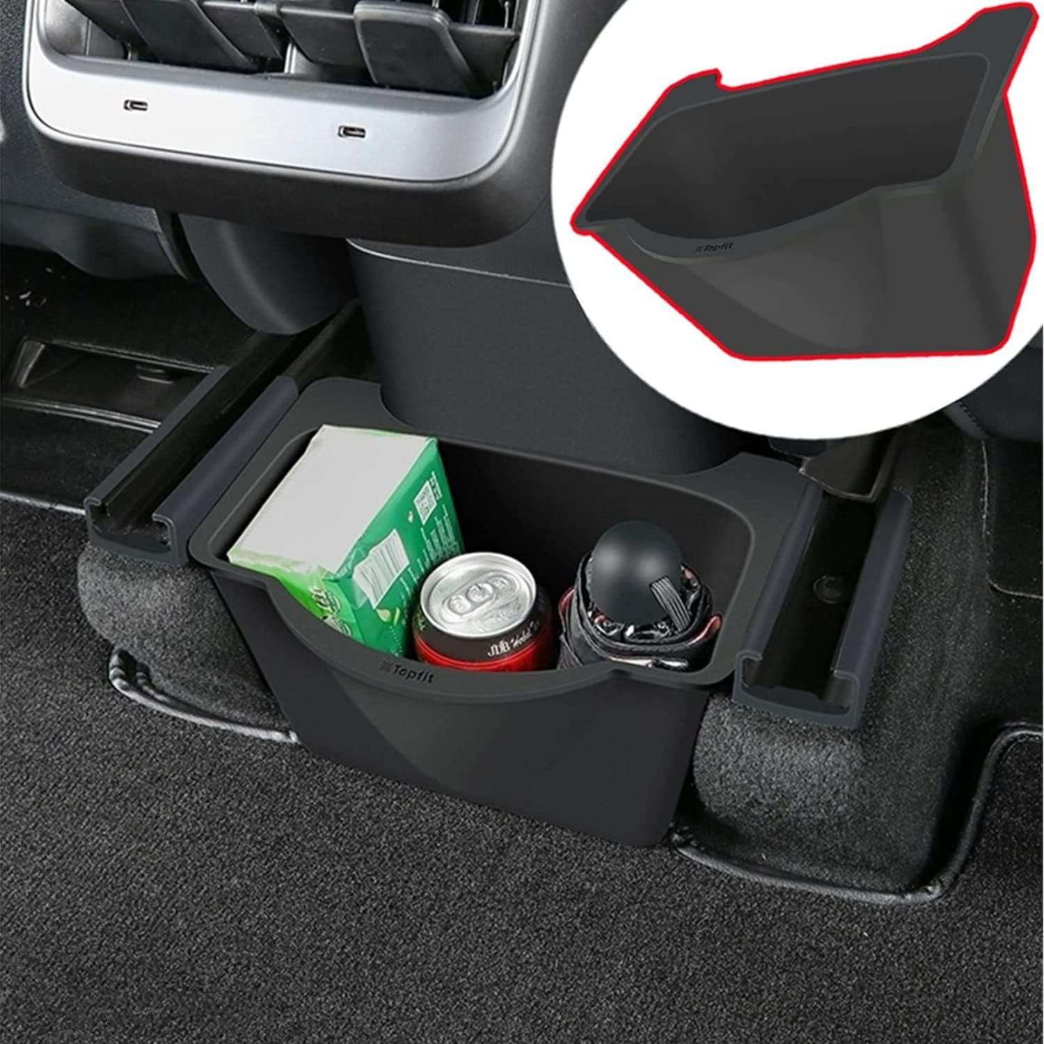 TaddonRear Seat Under Air Vent Storage Tray for Tesla Model Y (2020-2024)