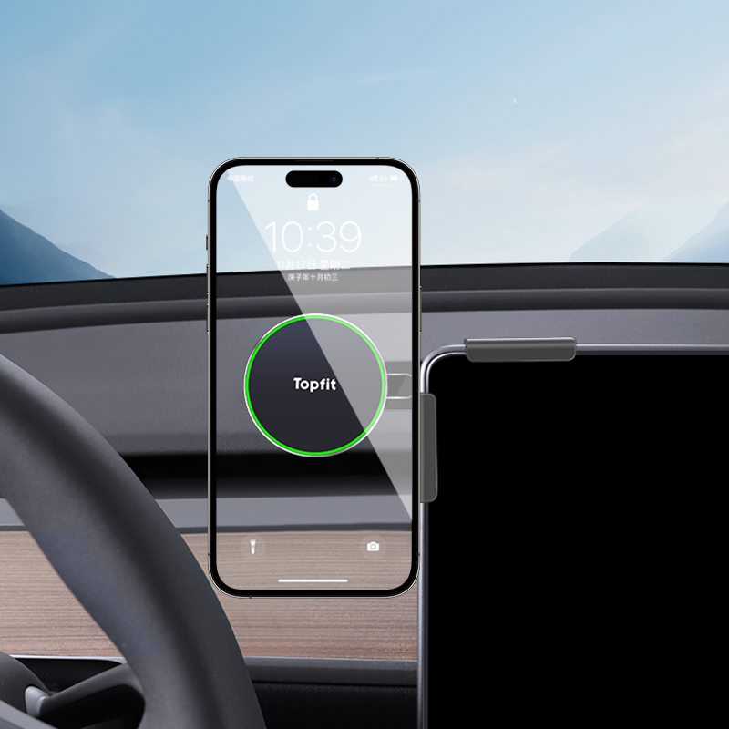 TaddonMagnetic Phone Holder with Wireless Charging for Tesla Model 3/Y (2019-2024)
