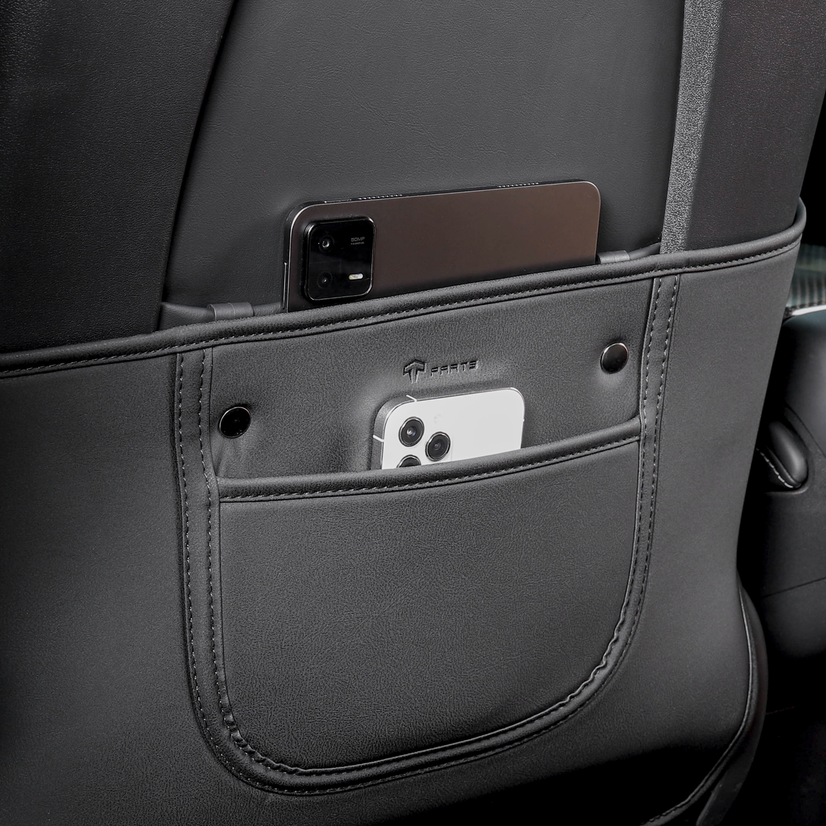 TaddonLeather Anti Kick Seat Back Protector for Tesla Model 3 Model Y