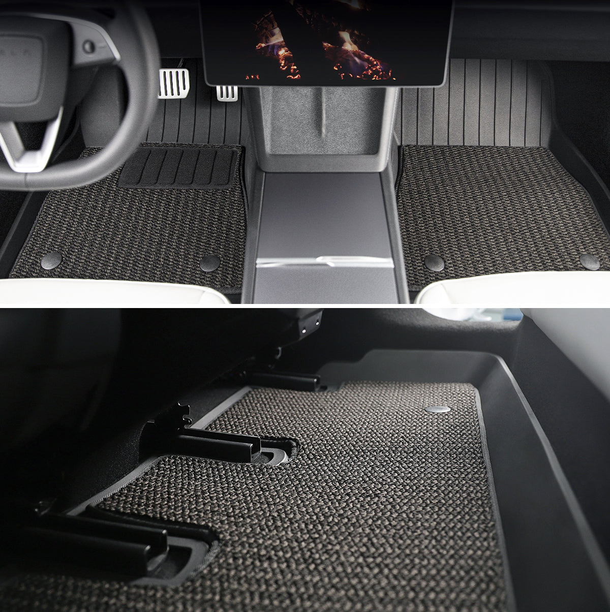 TaddonDual-Layer Eco-Friendly All Weather Interior Liners for Model 3 Highland
