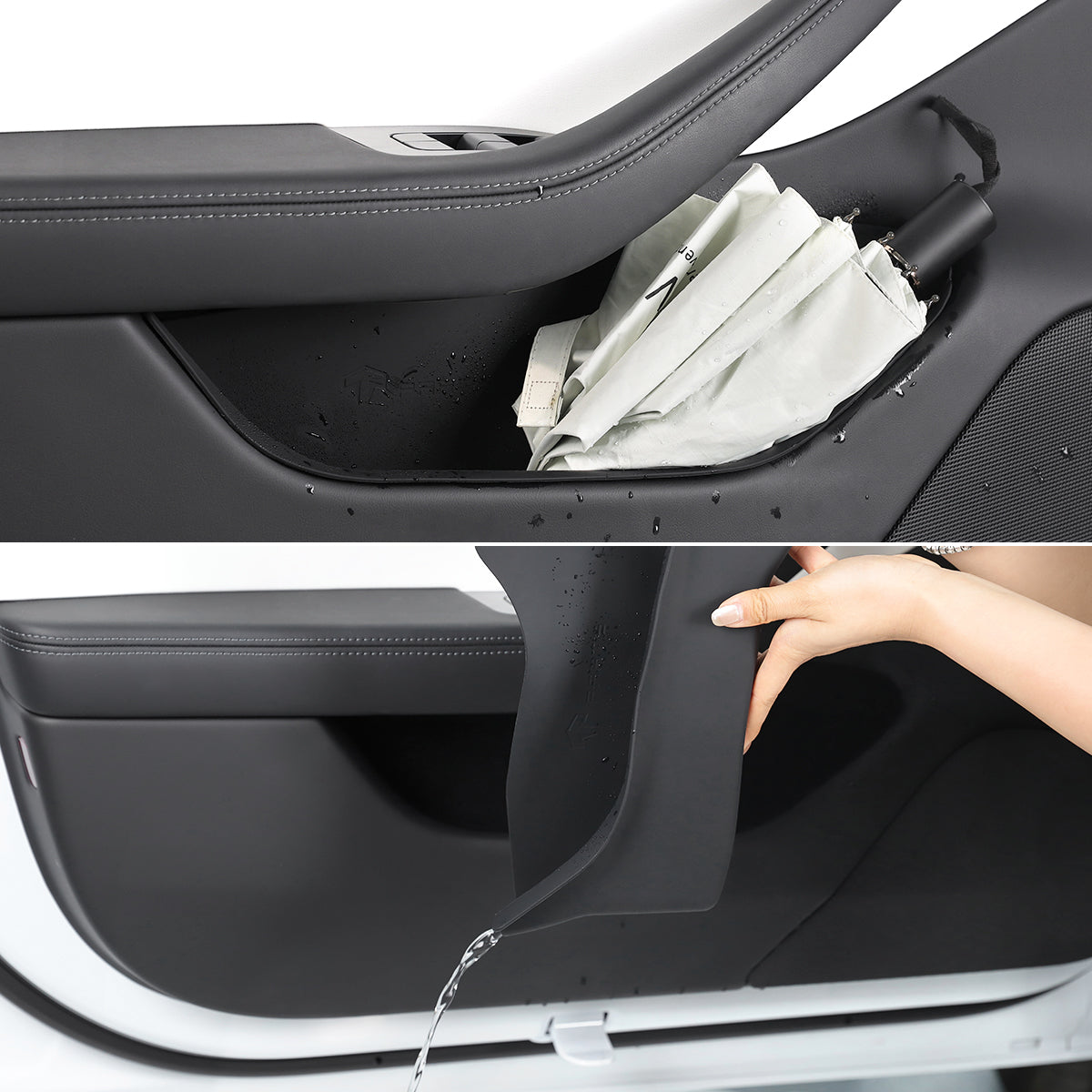 TaddonSilicone Door Side Storage Compartment Set for Model 3 Highland (2024)