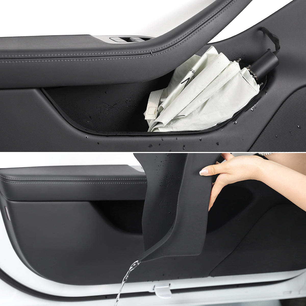 TaddonSilicone Door Side Storage Compartment Set for Model 3 Highland (2024)