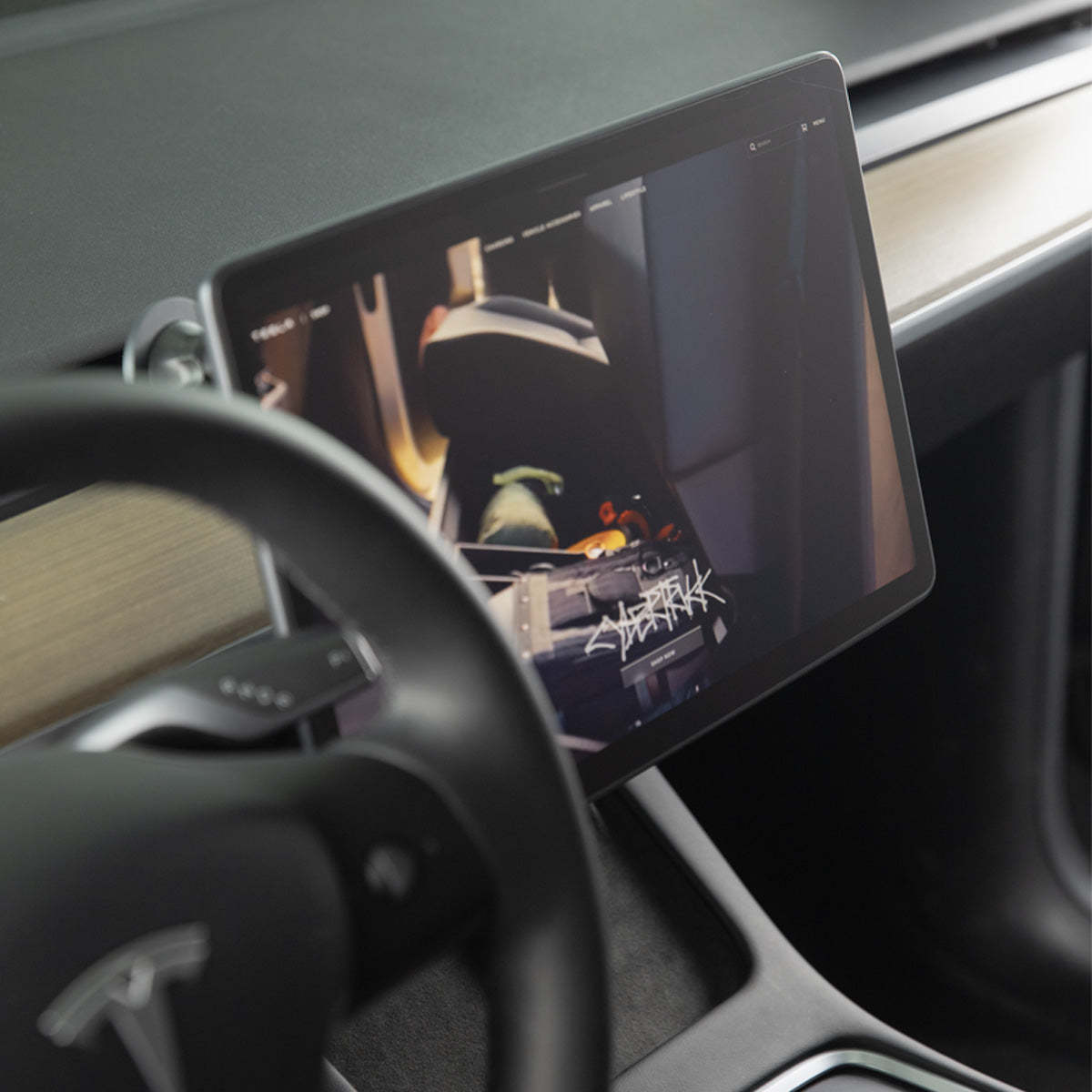 TaddonTempered Glass Screen Protector for Model 3 & Y