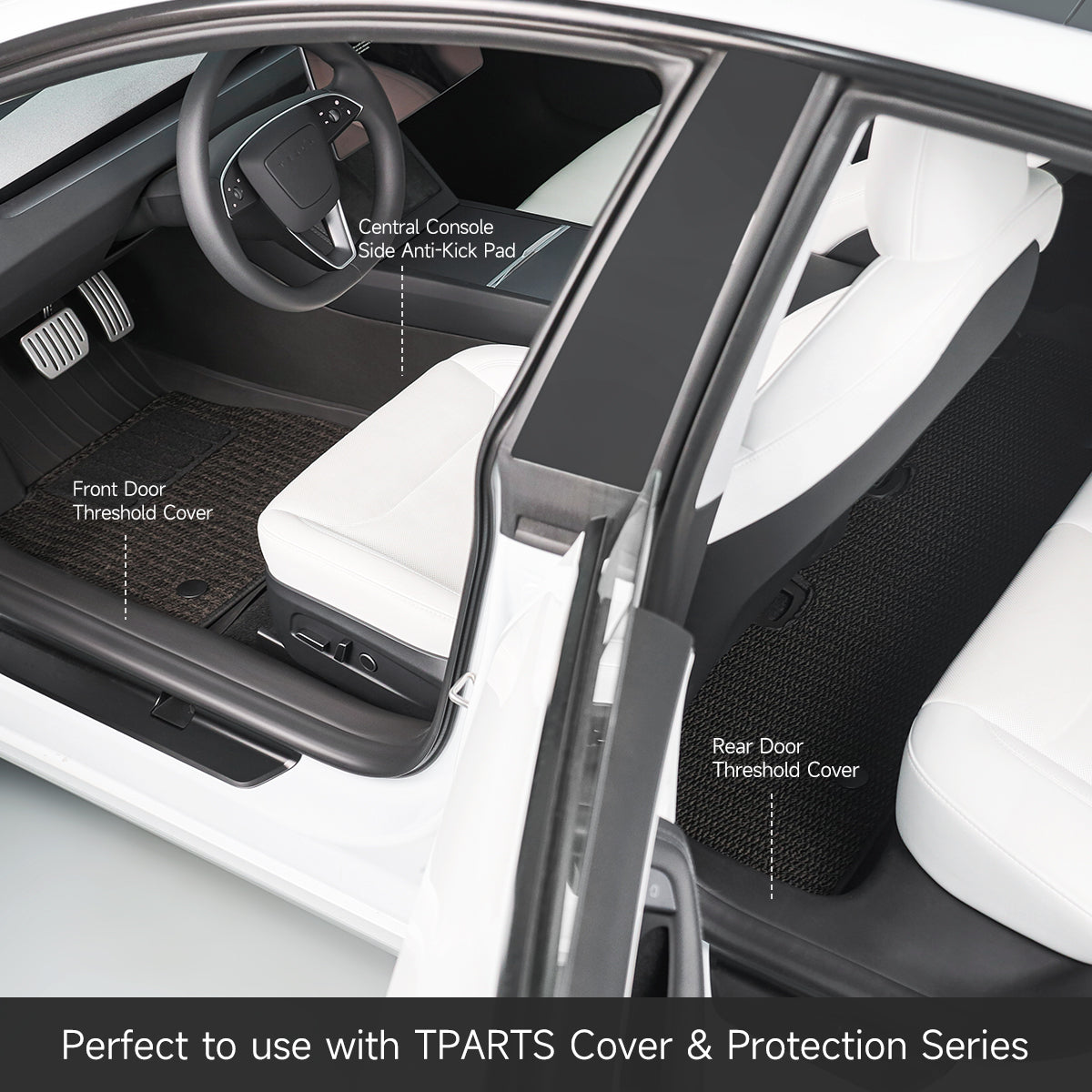 TaddonConsole Side Anti-Kick Pad for Tesla Model 3 Highland