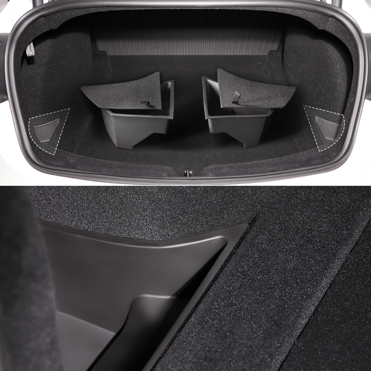 TaddonTrunk Storage Bins for Model 3 Highland
