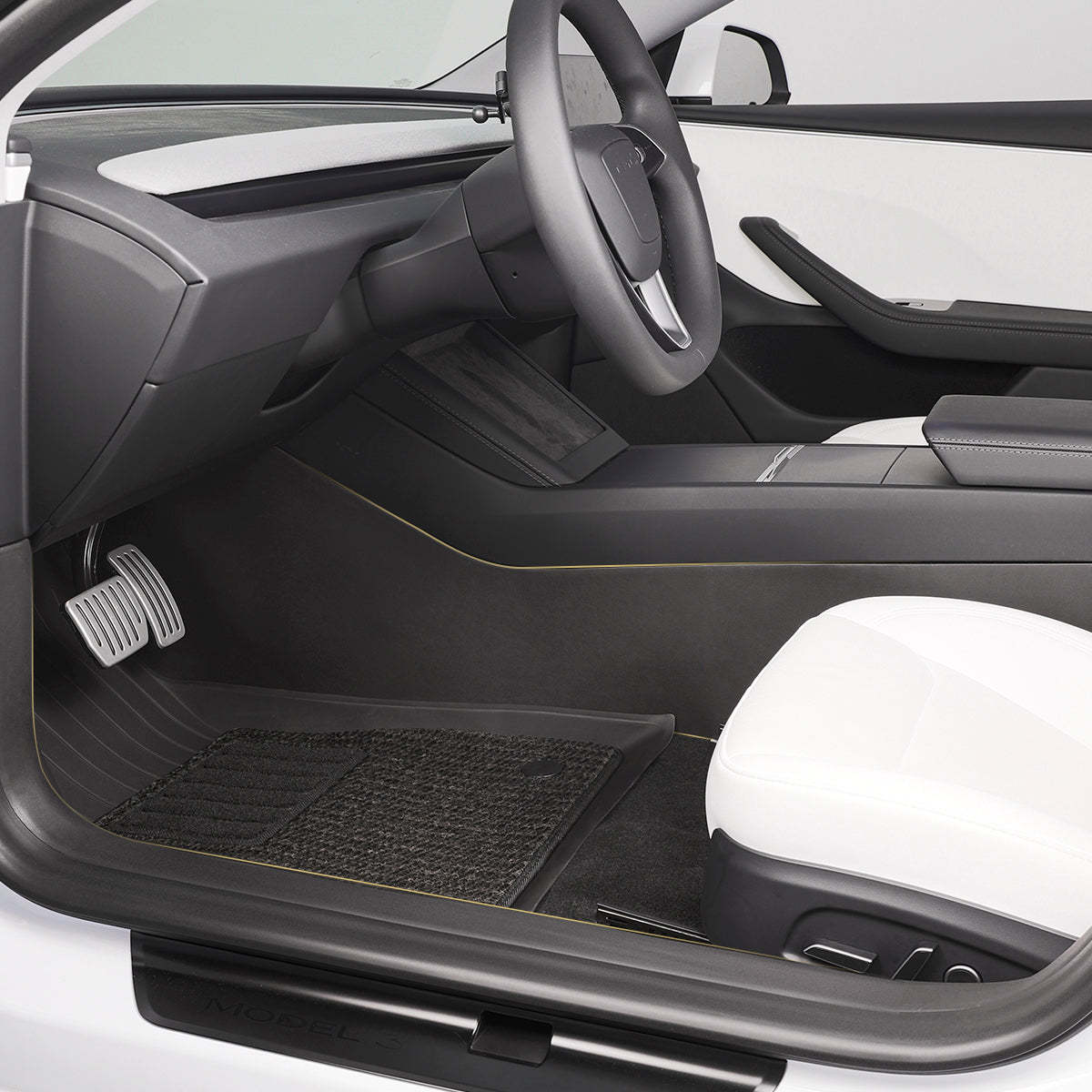 TaddonConsole Side Anti-Kick Pad for Tesla Model 3 Highland