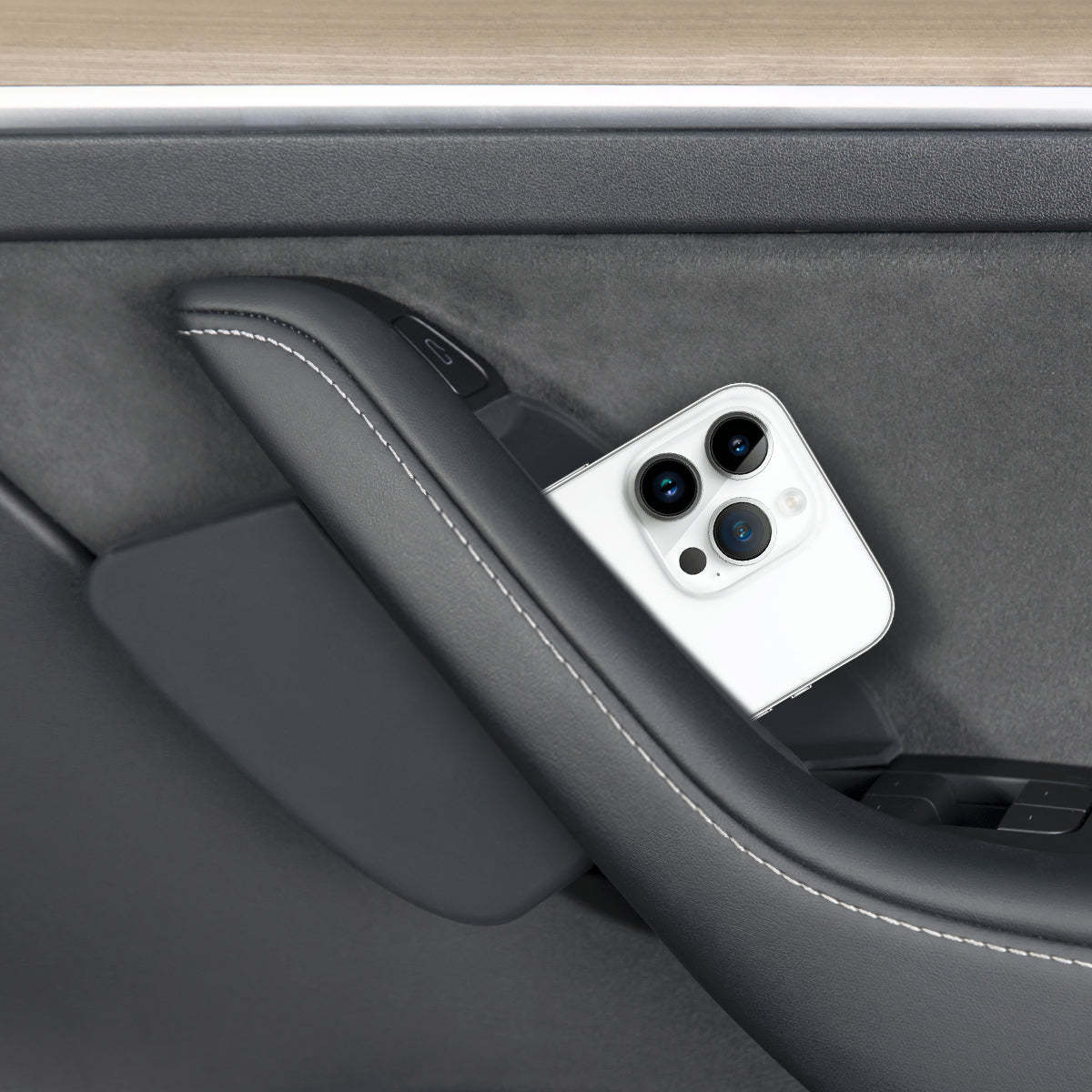 TaddonSilicone Door Handle Storage Box for Tesla Model 3 & Y