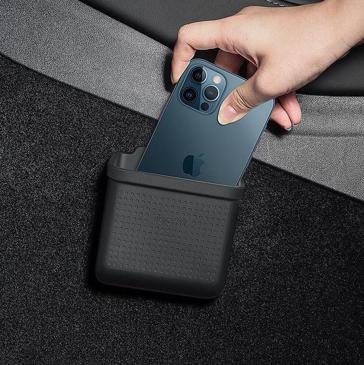 TaddonCenter Console Storage Box with Velcro for Tesla Model 3/Y