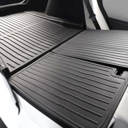 TaddonAll-Weather Cargo Liners Set with Seats Back Protector Mats for Tesla Model 3 Highland