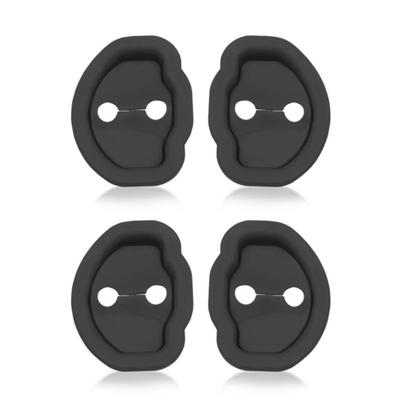 TaddonSilicone Door Latch Lock Protector Soundproof (4Pcs) for Tesla Model 3/Y