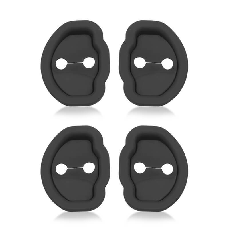 TaddonSilicone Door Latch Lock Protector Soundproof (4Pcs) for Tesla Model 3/Y