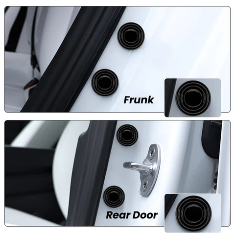 TaddonCar Door Shock Absorber Rubber Pad for Tesla Model 3/Y/S/X - Enhanced Noise Reduction