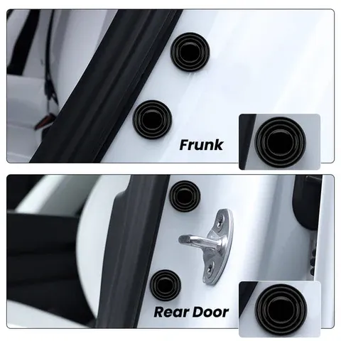 TaddonCar Door Shock Absorber Rubber Pad for Tesla Model 3/Y/S/X - Enhanced Noise Reduction