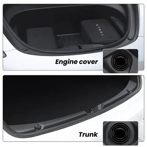 TaddonCar Door Shock Absorber Rubber Pad for Tesla Model 3/Y/S/X - Enhanced Noise Reduction