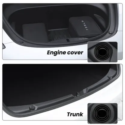 TaddonCar Door Shock Absorber Rubber Pad for Tesla Model 3/Y/S/X - Enhanced Noise Reduction