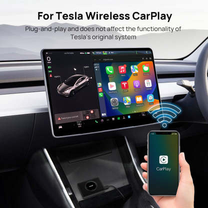 TaddonT2C Wireless Apple Carplay/ Android Auto Adapter for Tesla