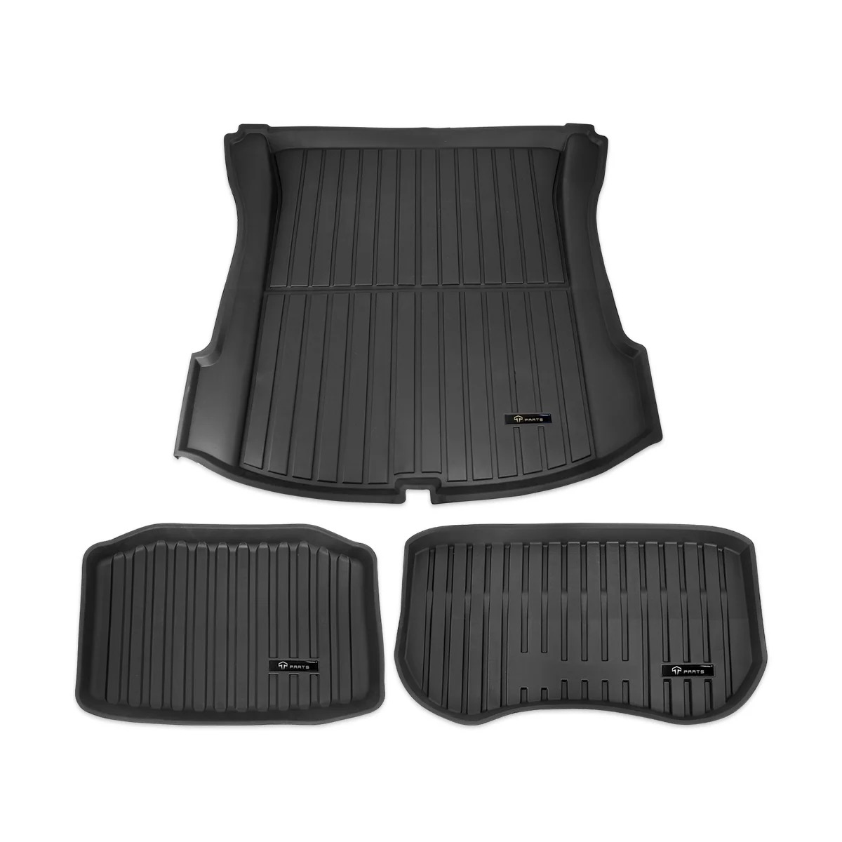 All-Weather Cargo Liners Set with Seats Back Protector Mats for Model 3