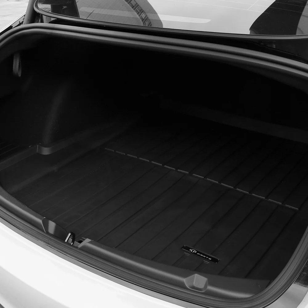 All-Weather Cargo Liners Set with Seats Back Protector Mats for Model 3