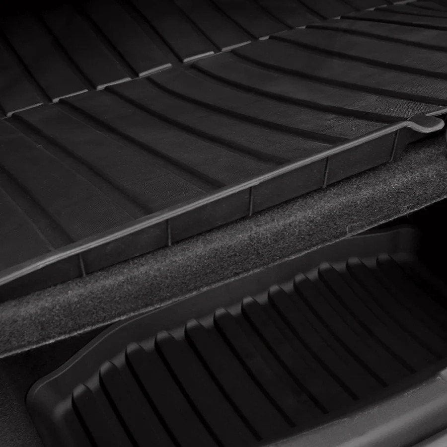 All-Weather Cargo Liners Set with Seats Back Protector Mats for Model 3