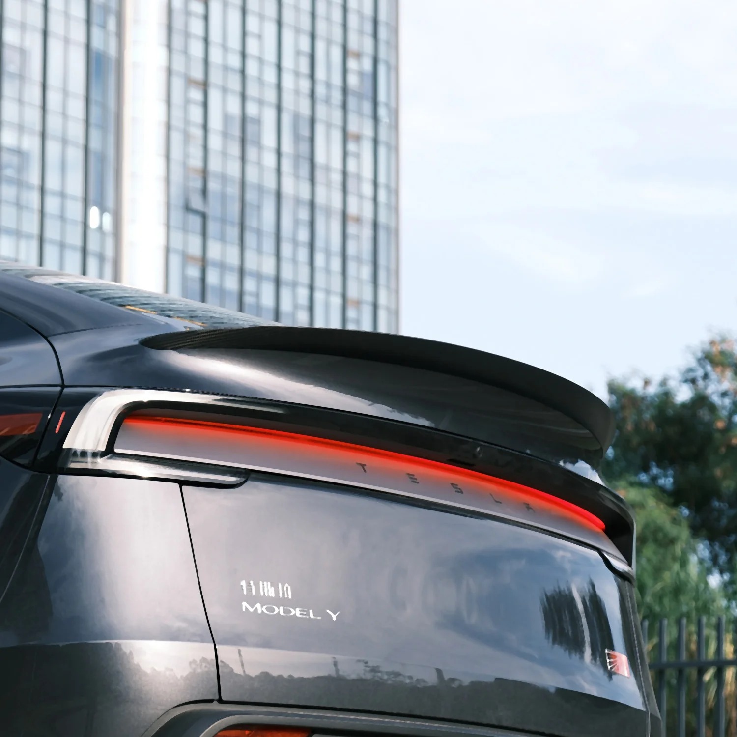 Real Carbon Fiber Performance Spoiler for Model Y