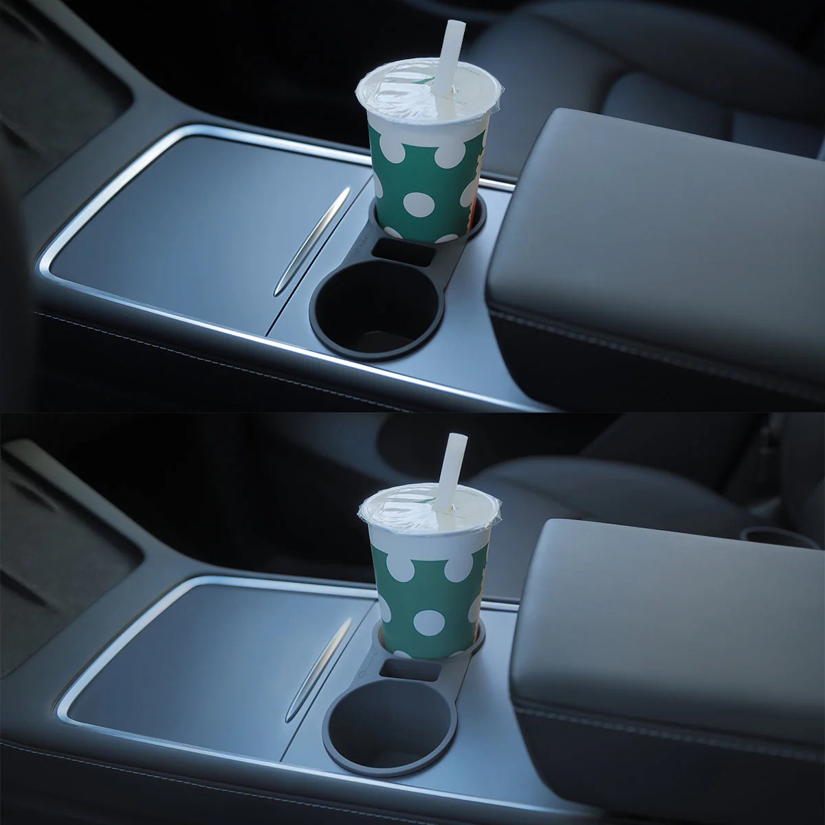 Silicone Console Cup Holder for Tesla Model 3 & Model Y