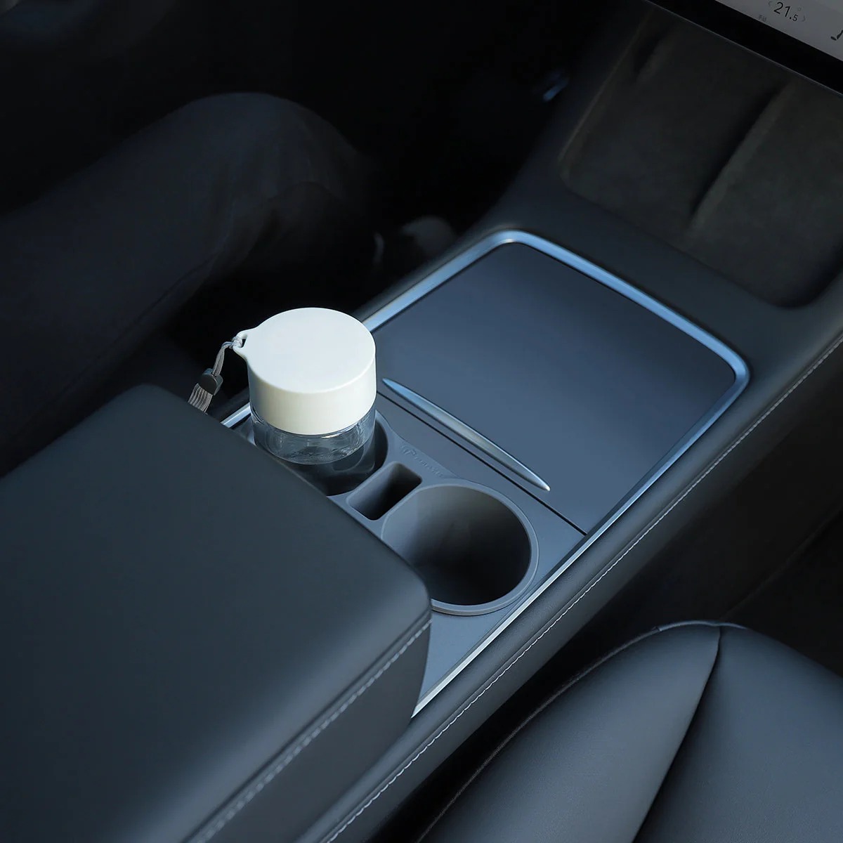 Silicone Console Cup Holder for Tesla Model 3 & Model Y