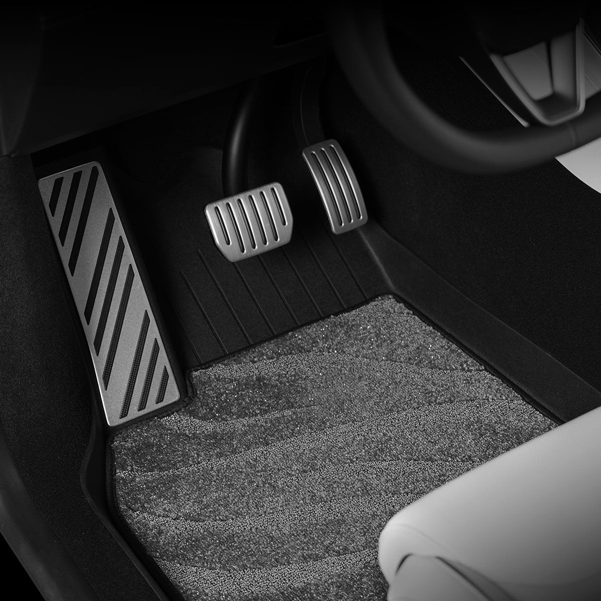 Galaxy Series Dual-Layer All-Weather Floor Liners for Model Y L