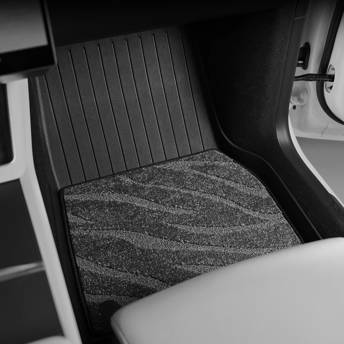 Galaxy Series Dual-Layer All-Weather Floor Liners for Model Y L