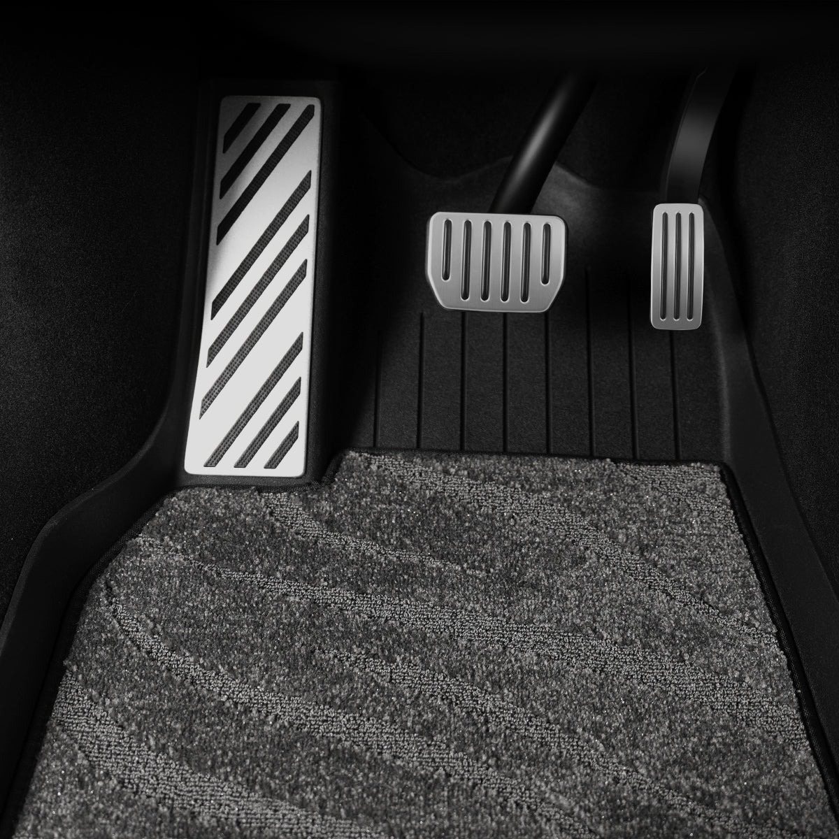 Galaxy Series Dual-Layer All-Weather Floor Liners for Model Y L