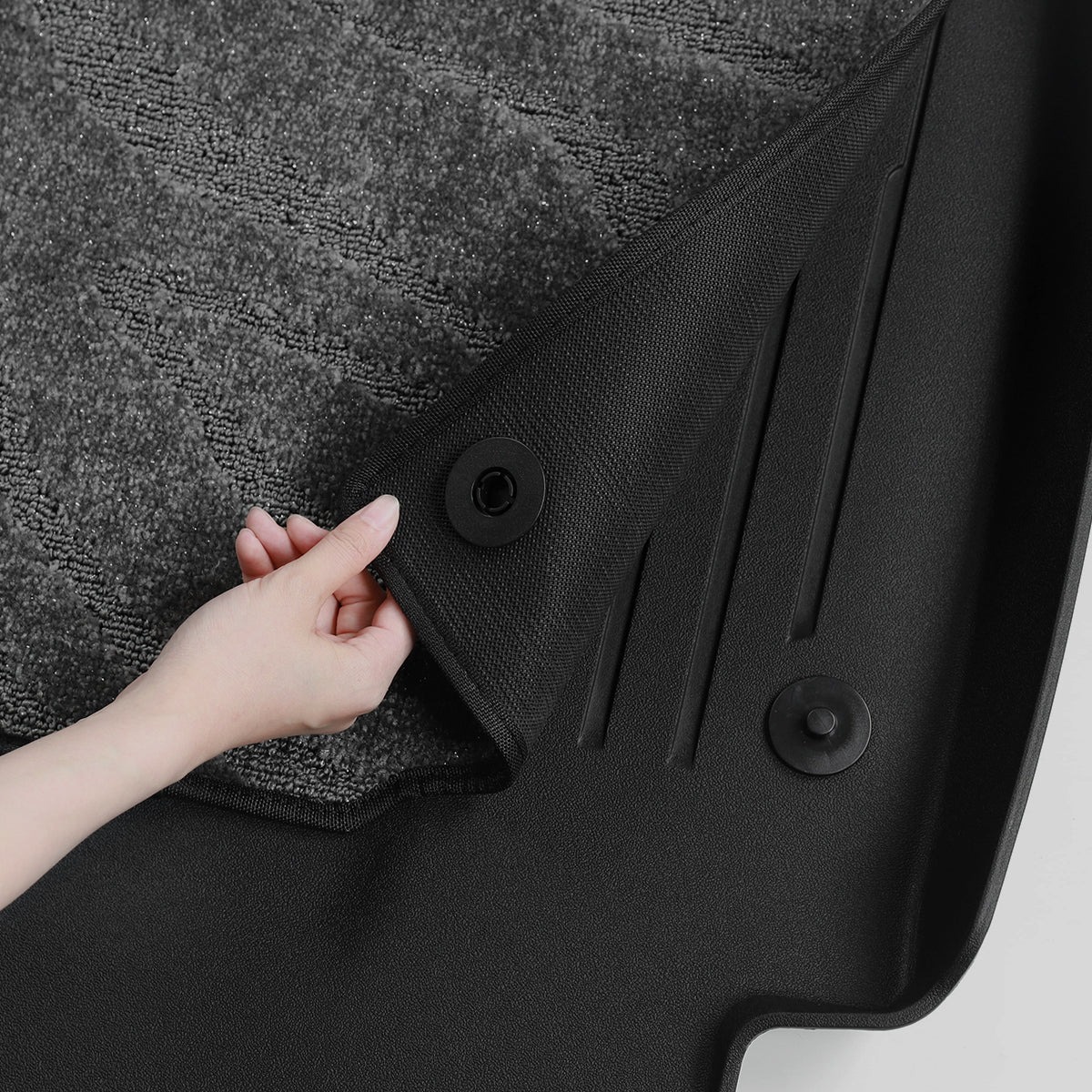 Galaxy Series Dual-Layer All-Weather Floor Liners for Model Y L
