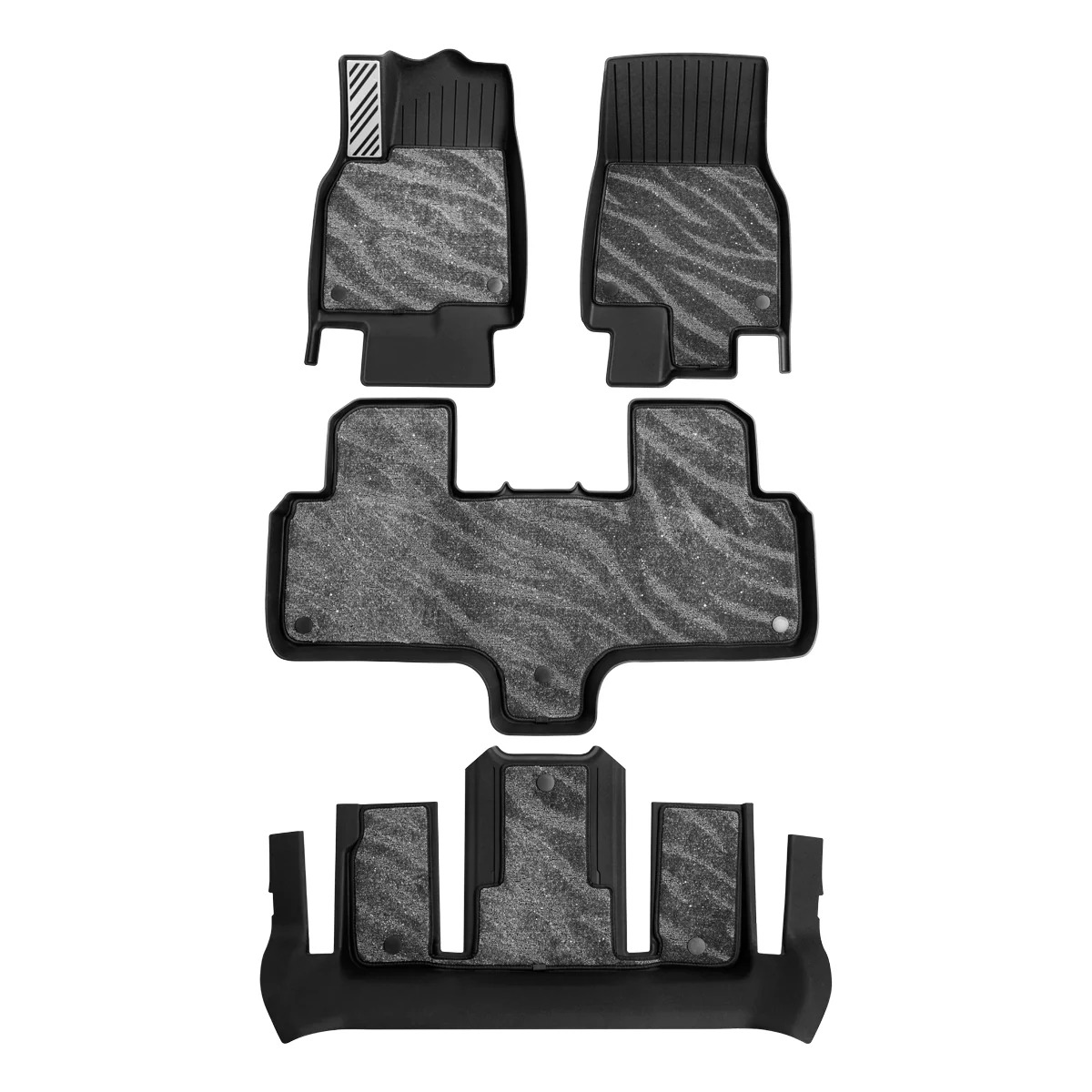 Galaxy Series Dual-Layer All-Weather Floor Liners for Model Y L