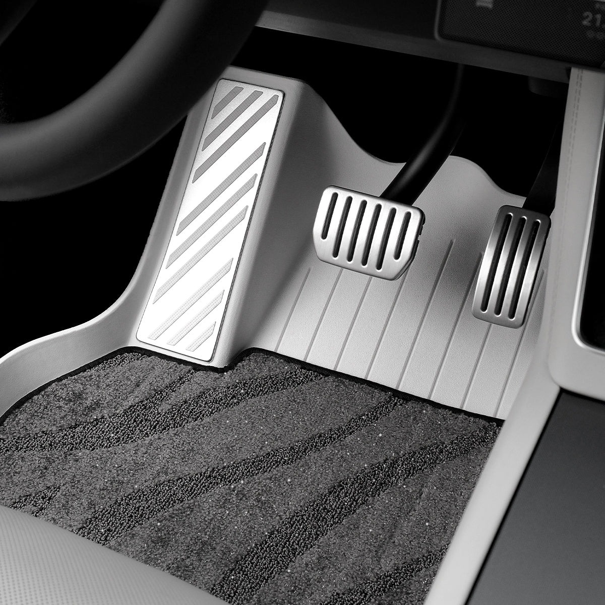 Galaxy Series Dual-Layer All-Weather Floor Liners for Model Y L