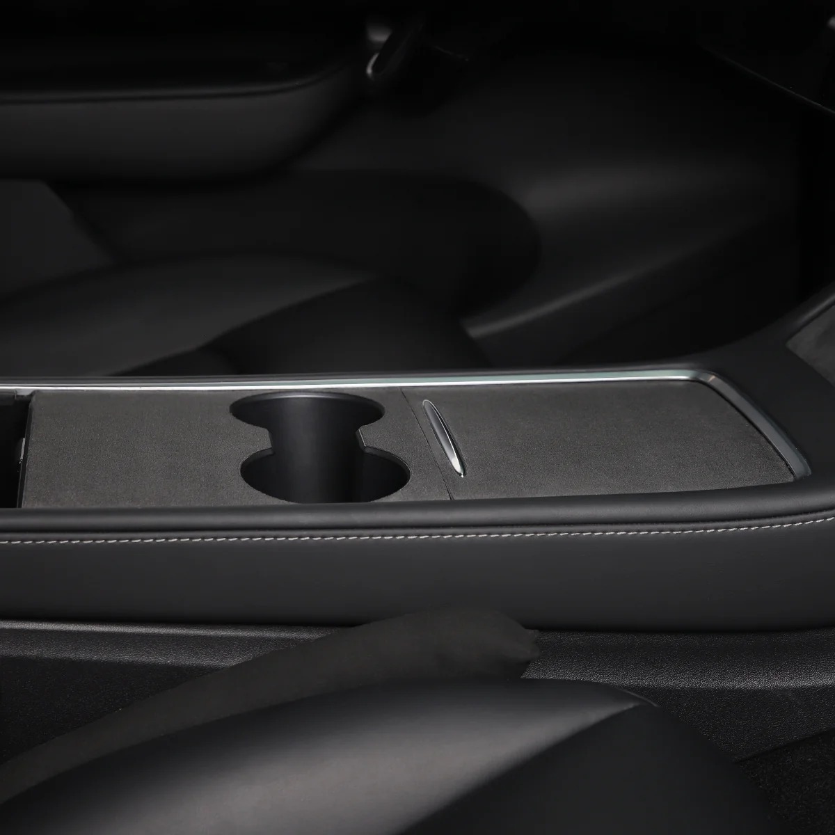 Suede Console Cover for Model 3/Y