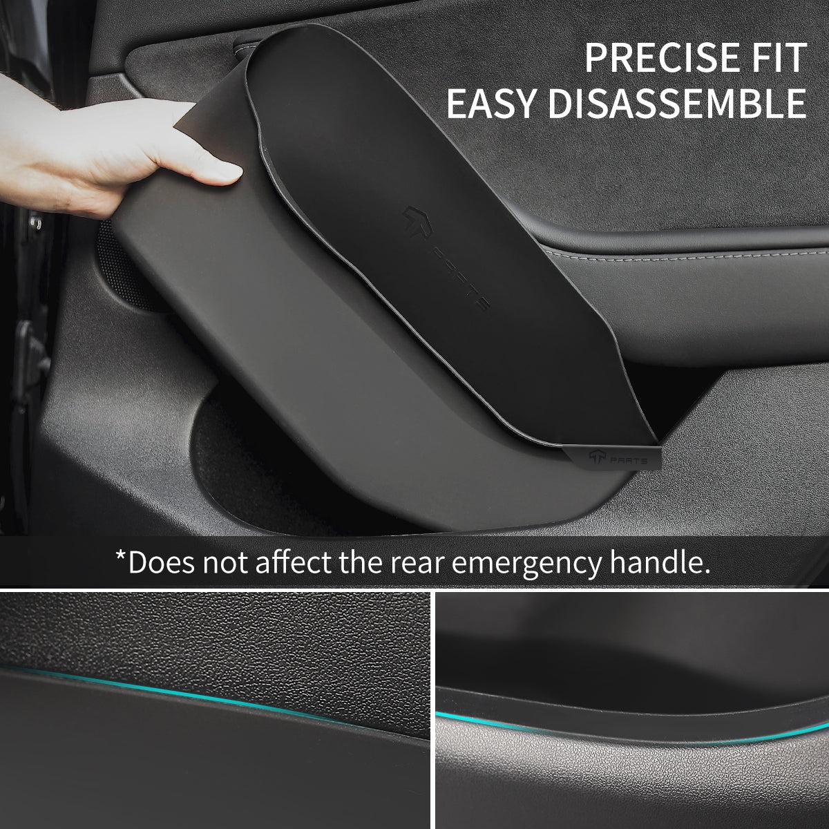 Silicone Door Side Storage Compartment Set for Model Y