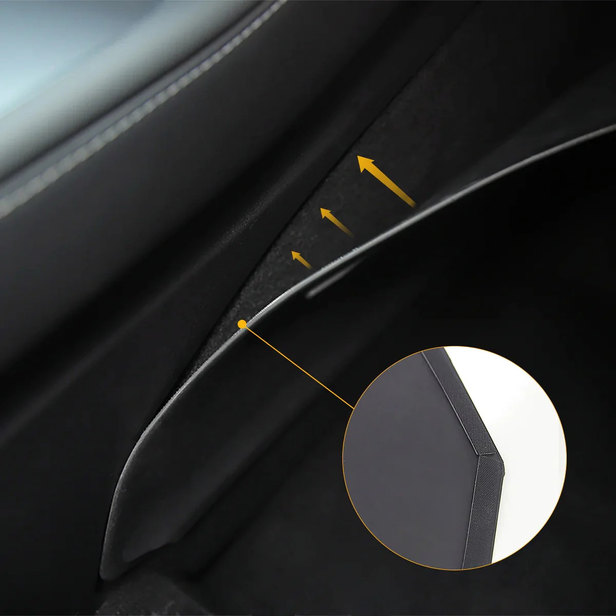 Console Side Anti-Kick Pad for Tesla Model 3 & Y
