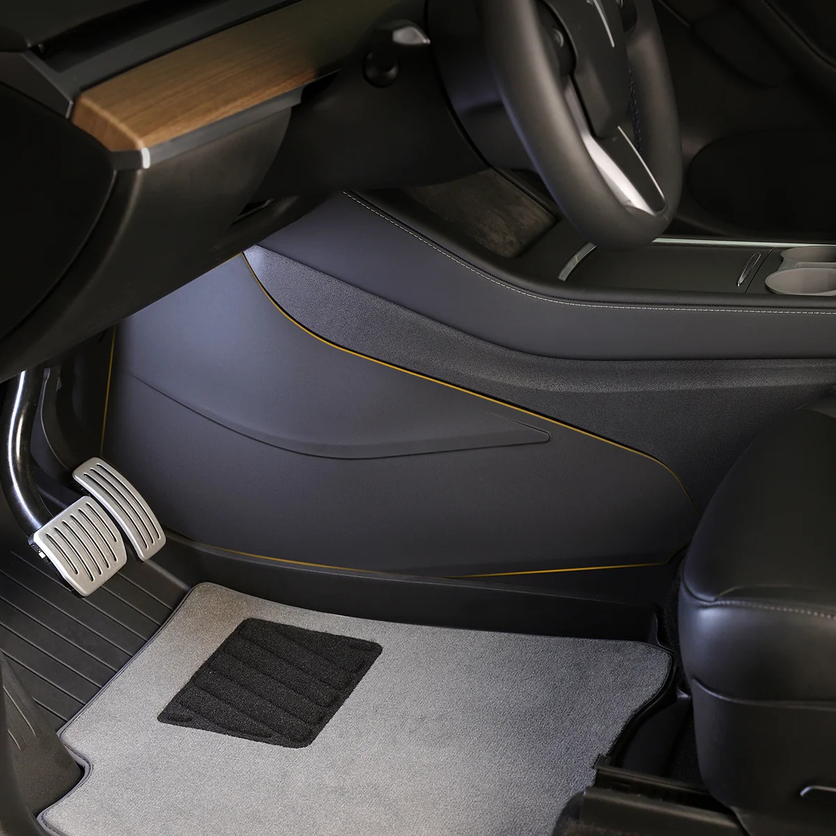 Console Side Anti-Kick Pad for Tesla Model 3 & Y